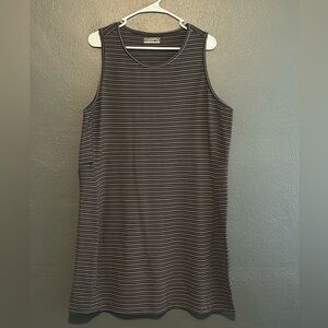 NWOT Hi-Tec Black and White Striped Tank Dress